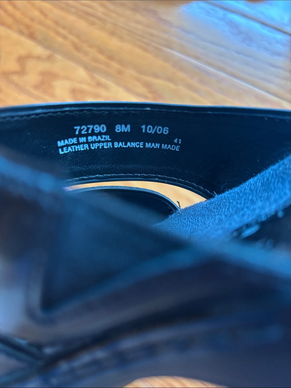 Clarks Black Leather Open-Toe Slide Sandals - Picture 2 of 7